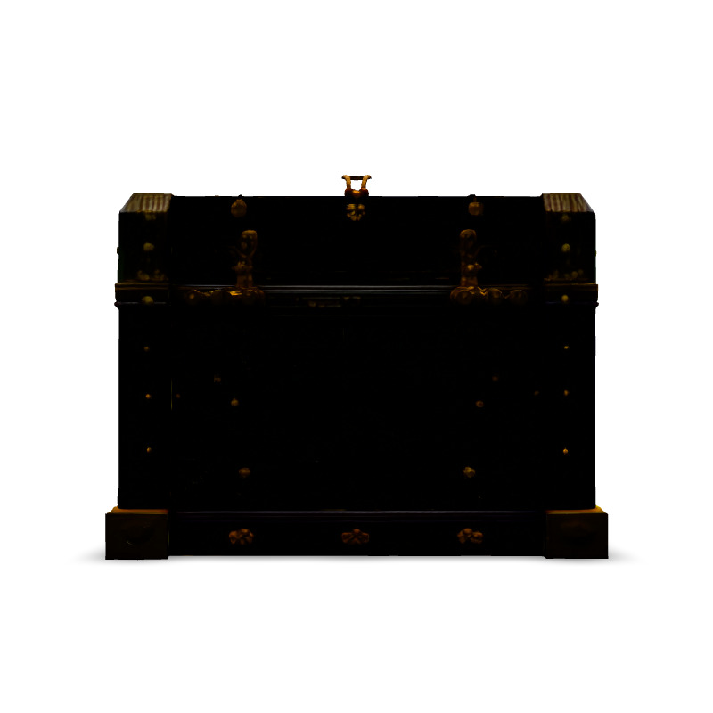 Ornate Treasure Chest 3D Model Low-poly 3D model_6