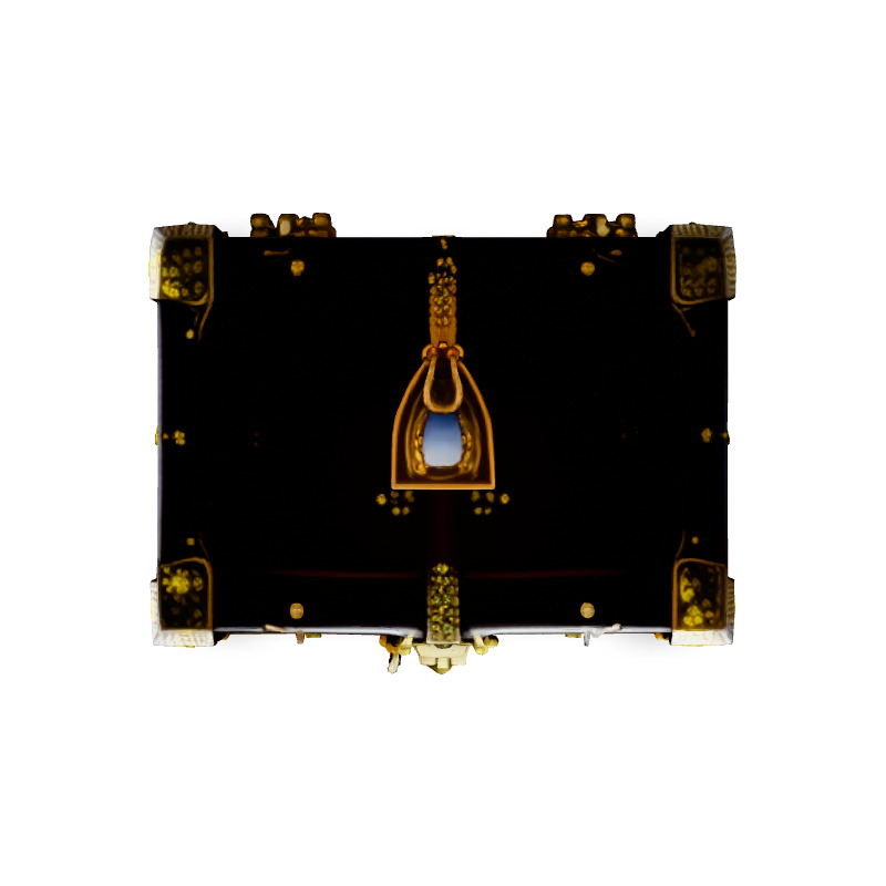 Ornate Treasure Chest 3D Model Low-poly 3D model_7