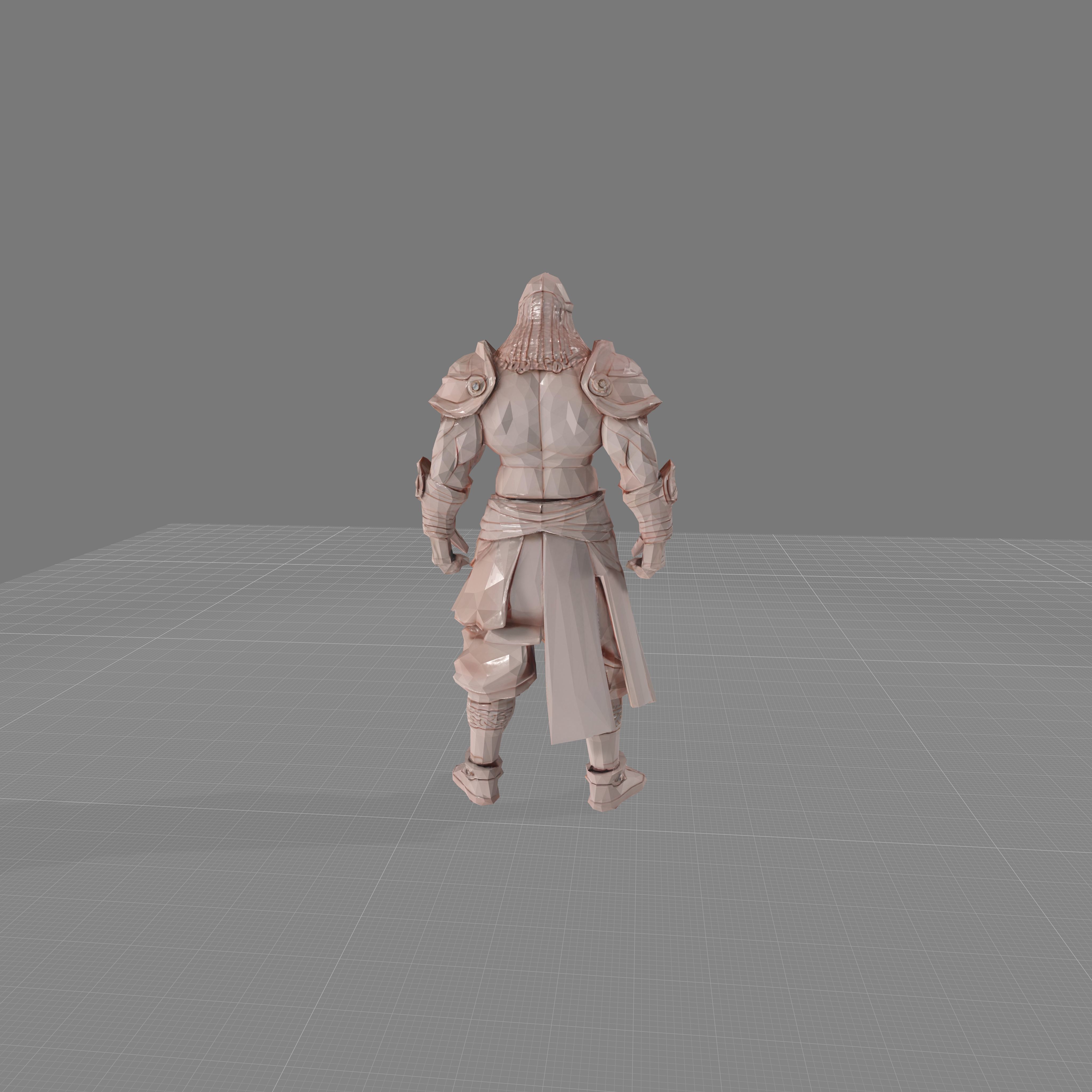 Fantasy Warrior Barbarian Free 3D print model_3