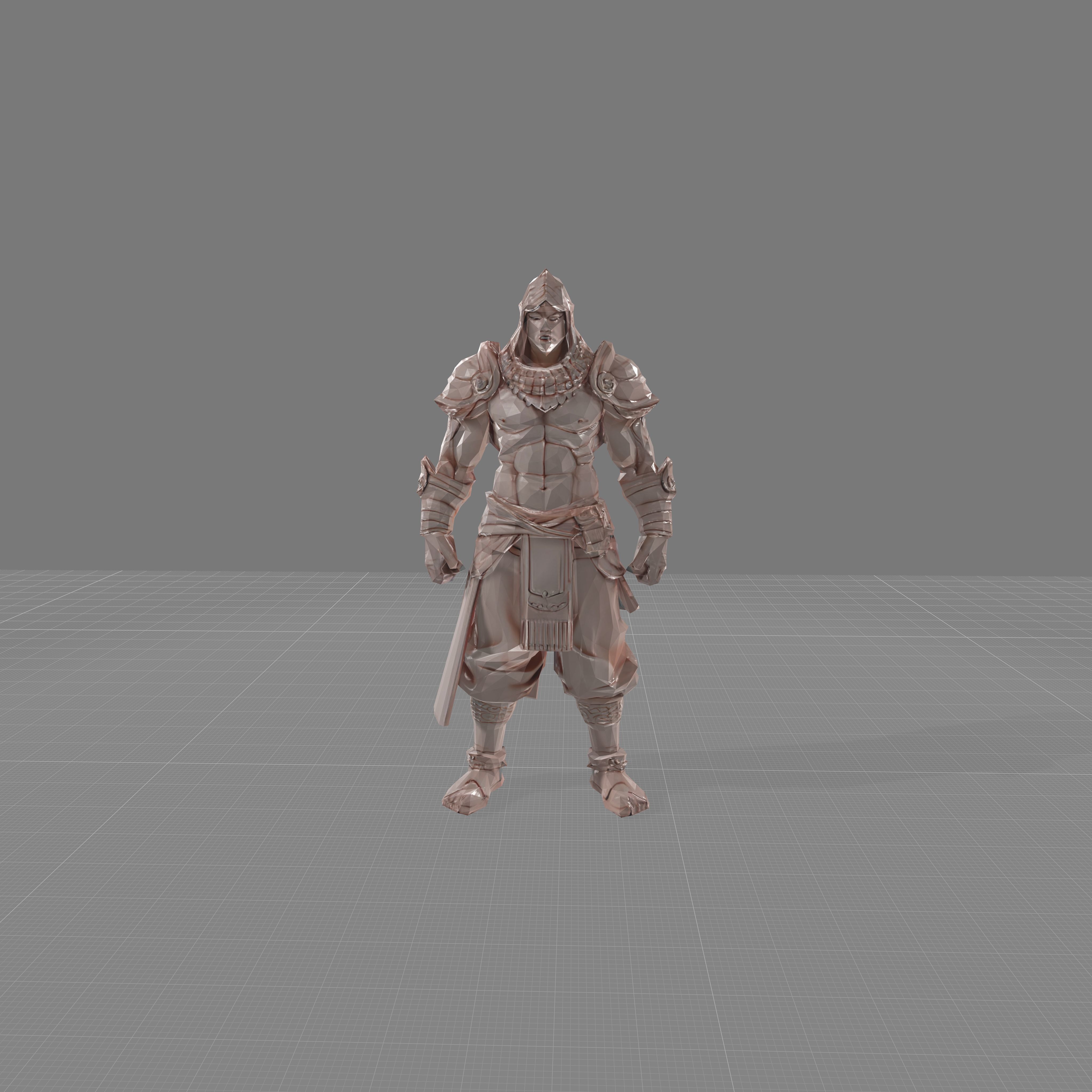 Fantasy Warrior Barbarian Free 3D print model_5