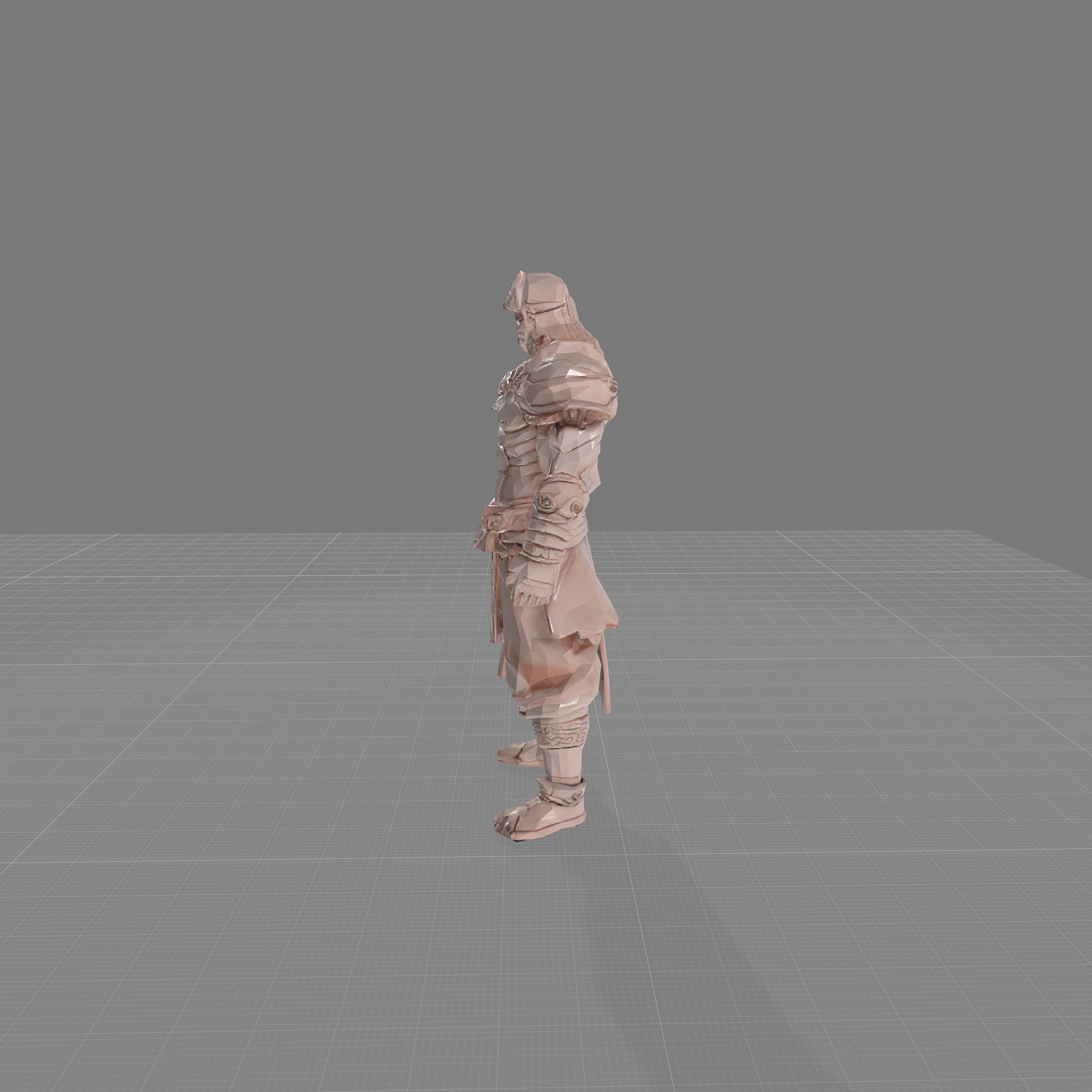 Fantasy Warrior Barbarian Free 3D print model_4