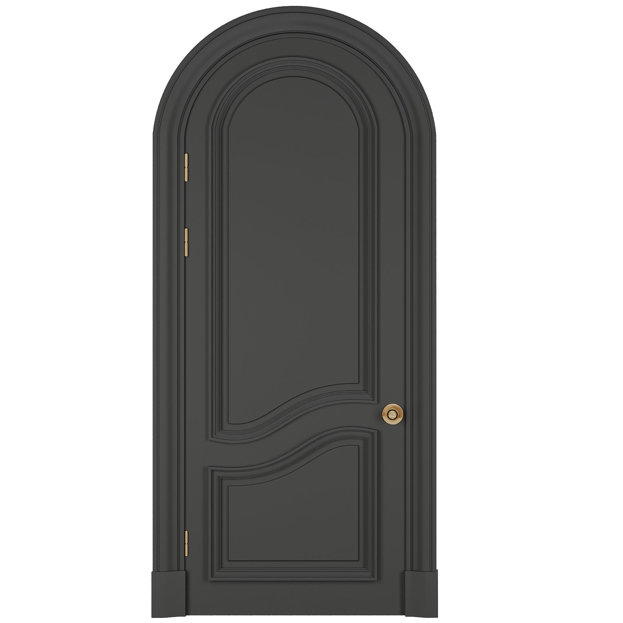 Entrance door set238 3D model_2
