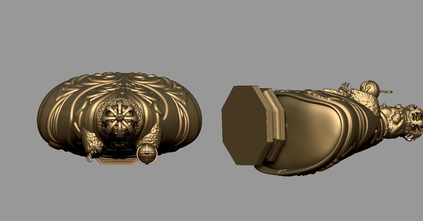 Classical Baby Jesus Statue of Prague  Santo 3D print model_15