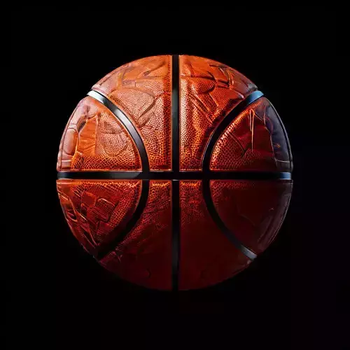 Realistic 3D Basketball Model Low-poly 3D model