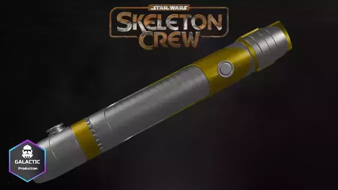 Star wars lightsaber Jod skeleton crew 3D print model
