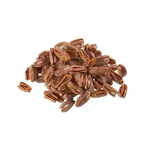 Pecan nut pile  Low-poly 3D model