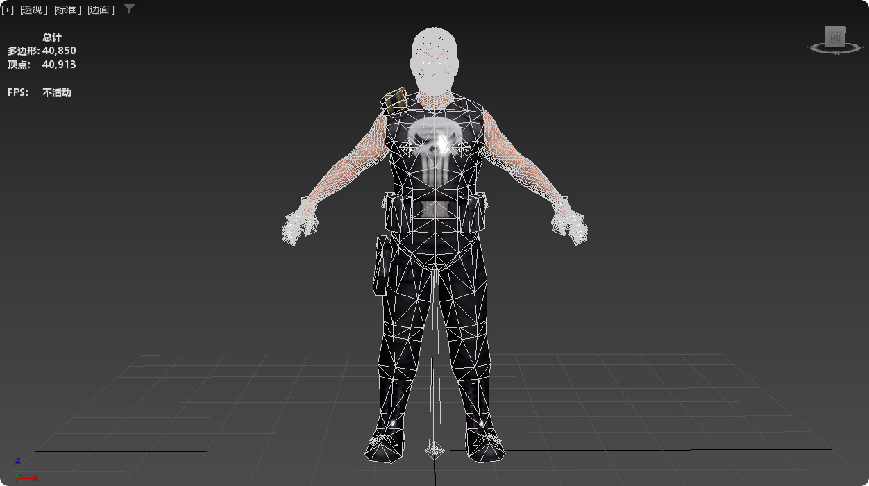 Jon Bernthal Realistic Punisher Highly Detailed marvel  3D model_15