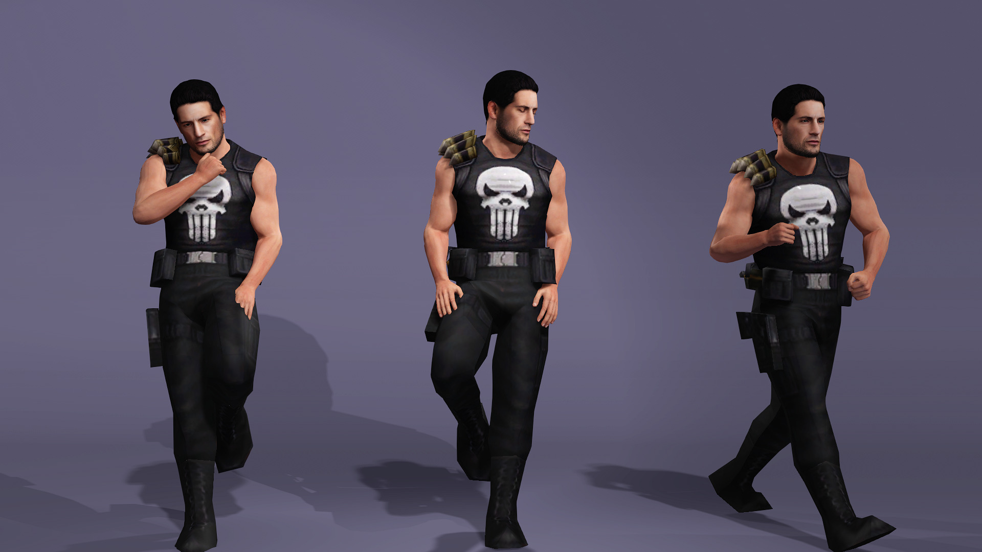 Jon Bernthal Realistic Punisher Highly Detailed marvel  3D model_19