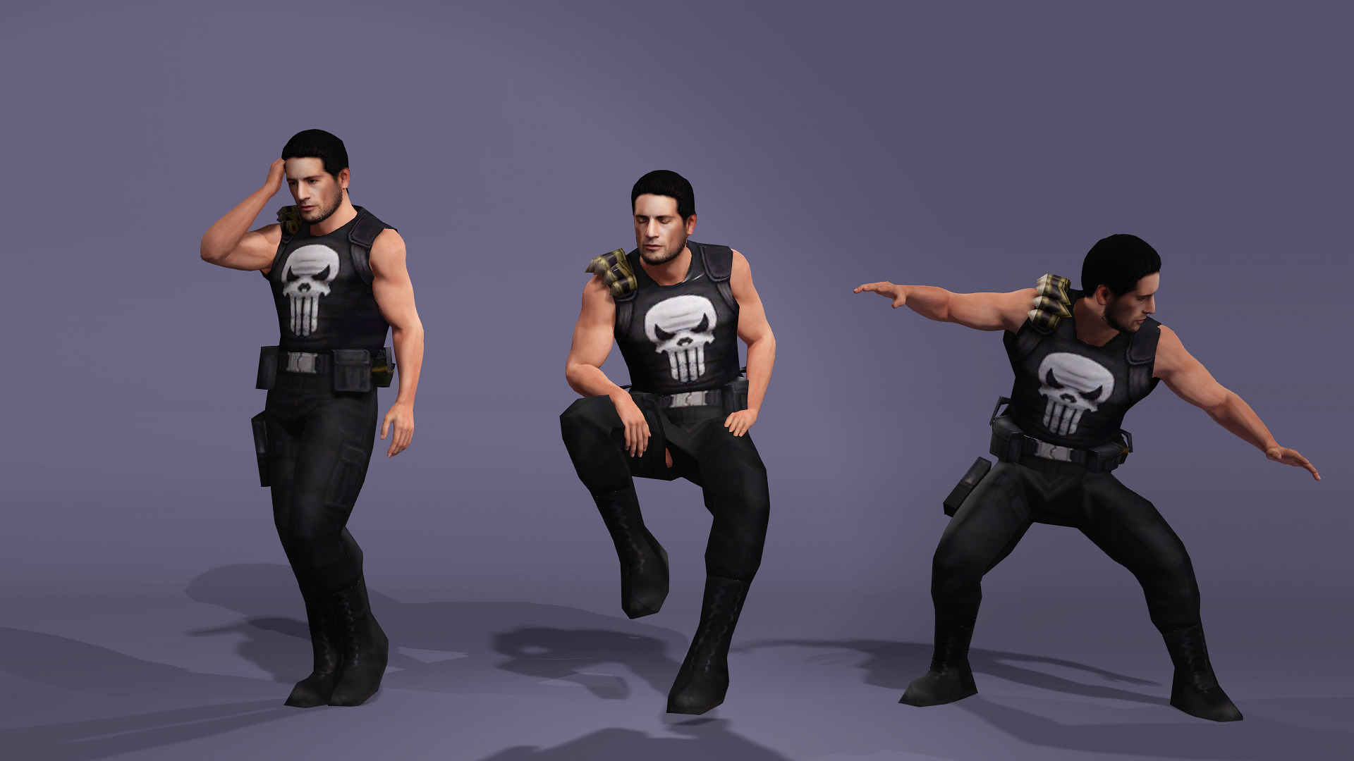 Jon Bernthal Realistic Punisher Highly Detailed marvel  3D model_17