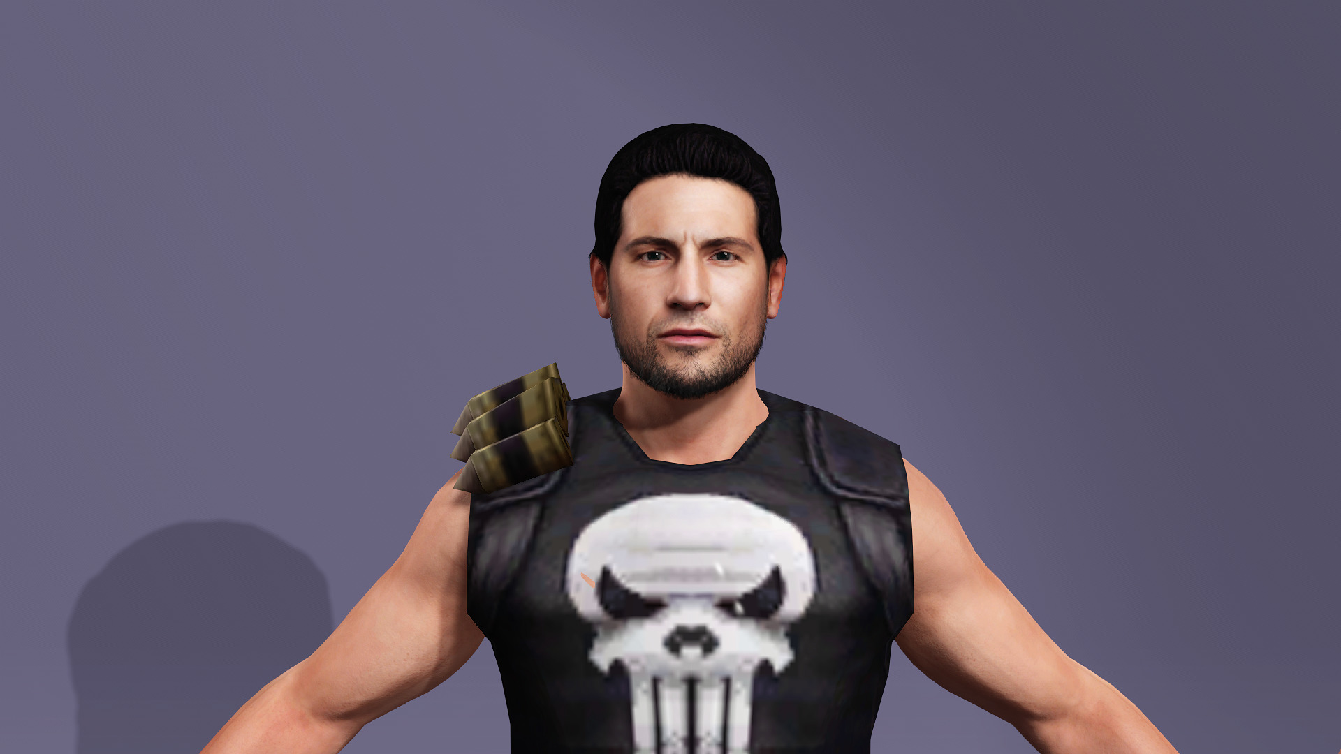 Jon Bernthal Realistic Punisher Highly Detailed marvel  3D model_12