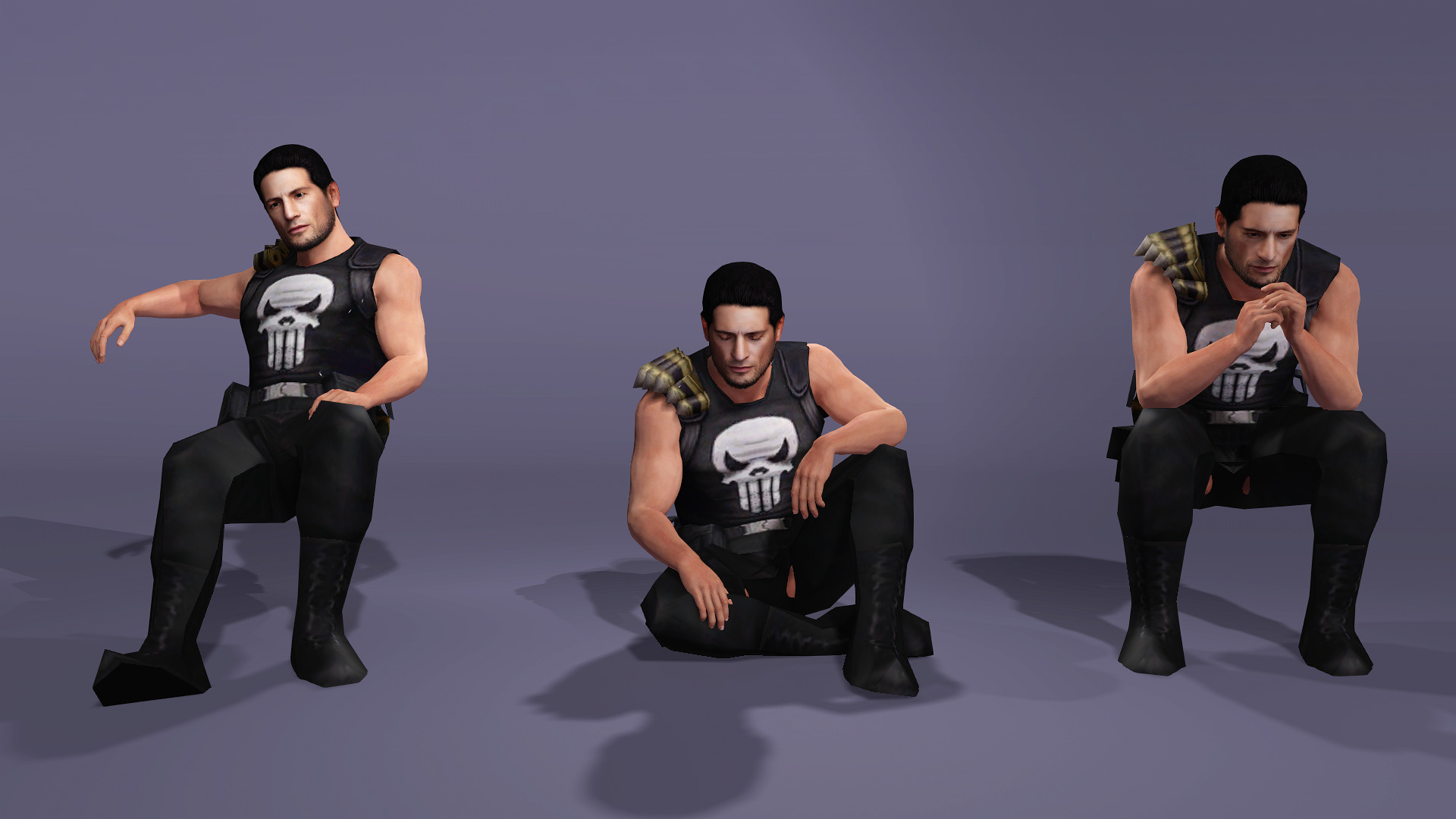 Jon Bernthal Realistic Punisher Highly Detailed marvel  3D model_3