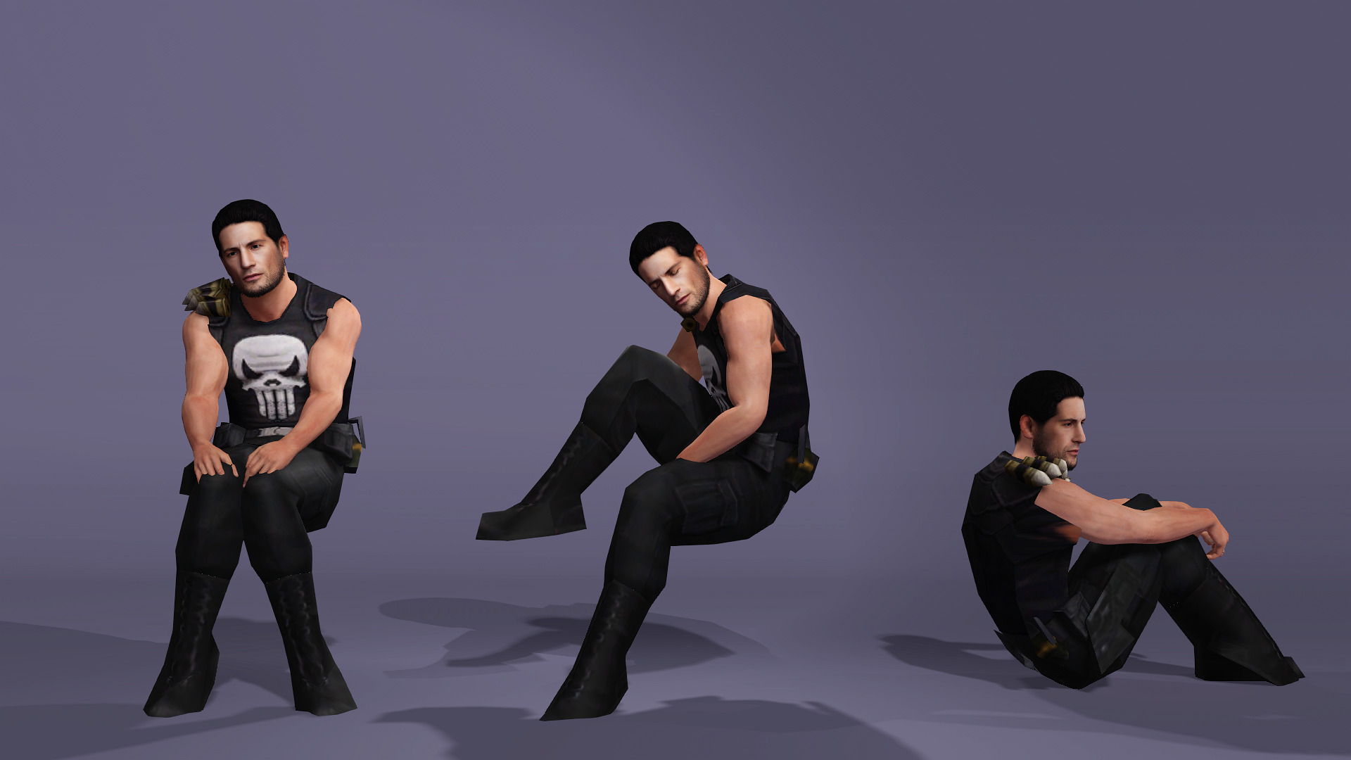 Jon Bernthal Realistic Punisher Highly Detailed marvel  3D model_22