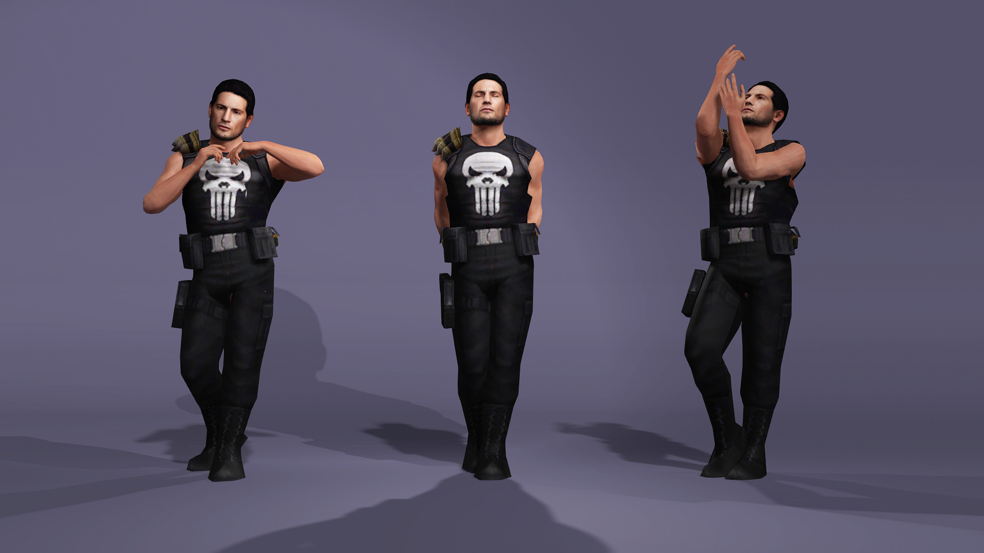 Jon Bernthal Realistic Punisher Highly Detailed marvel  3D model_21