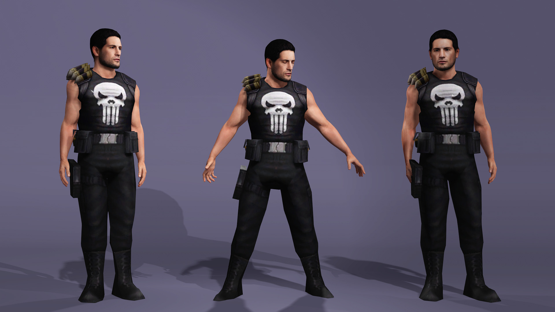 Jon Bernthal Realistic Punisher Highly Detailed marvel  3D model_16