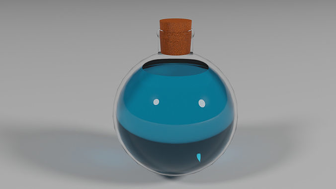 Potion Low-poly 3D model