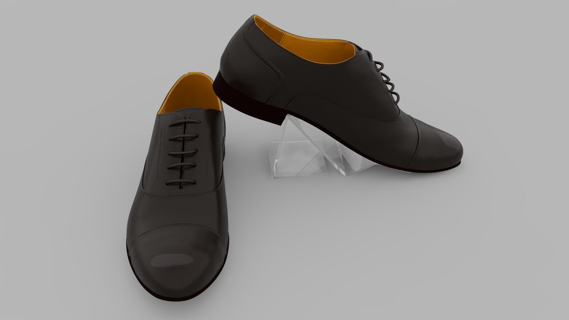 Black Shoes 3D model_4