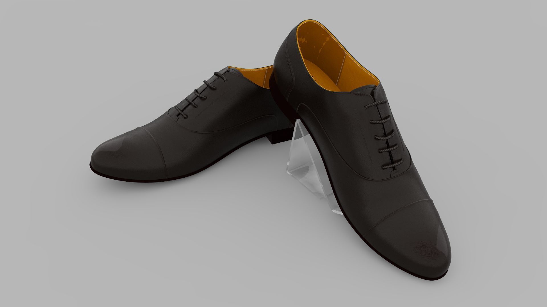 Black Shoes 3D model_2