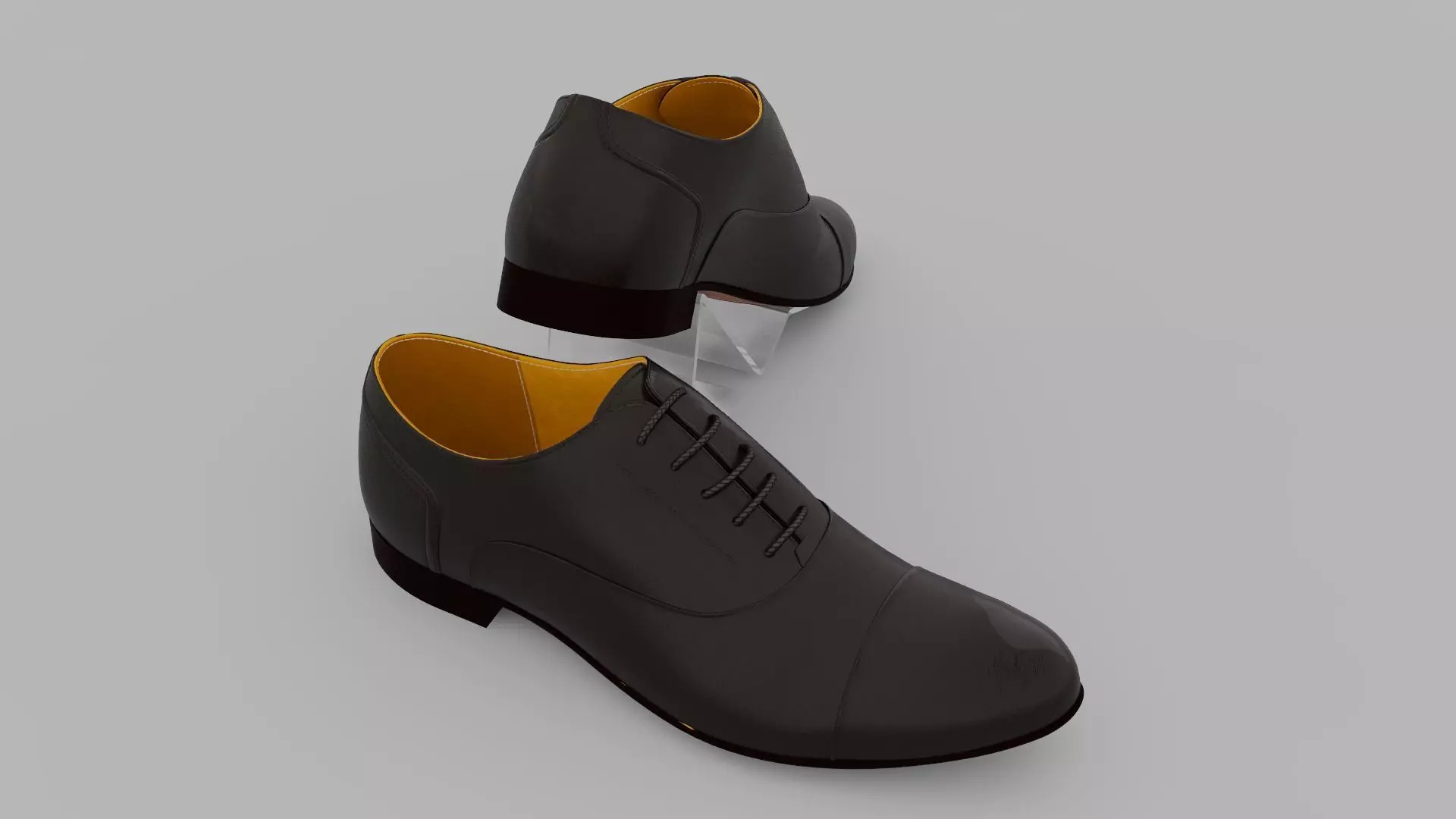 Black Shoes 3D model_0