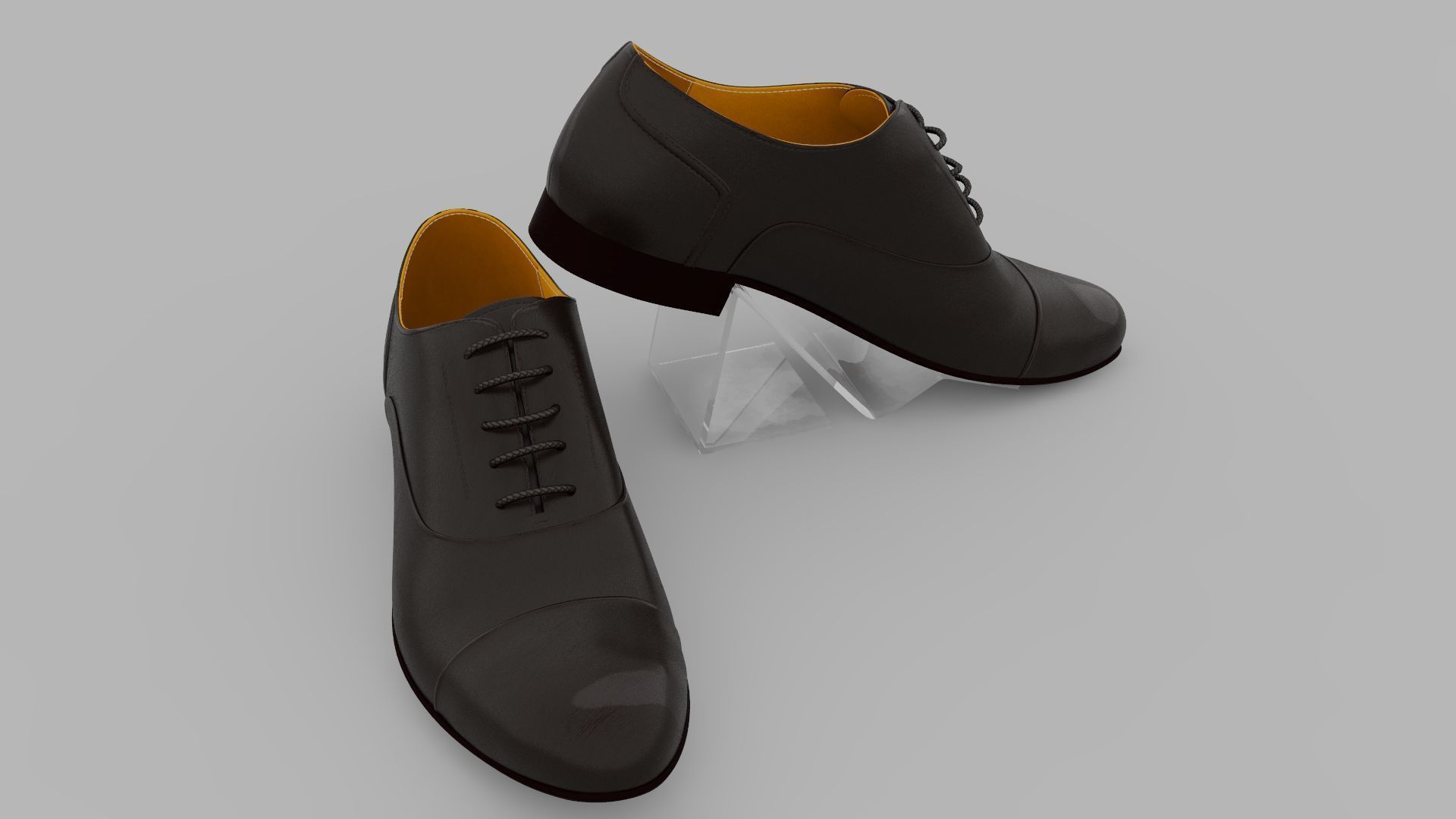Black Shoes 3D model_5