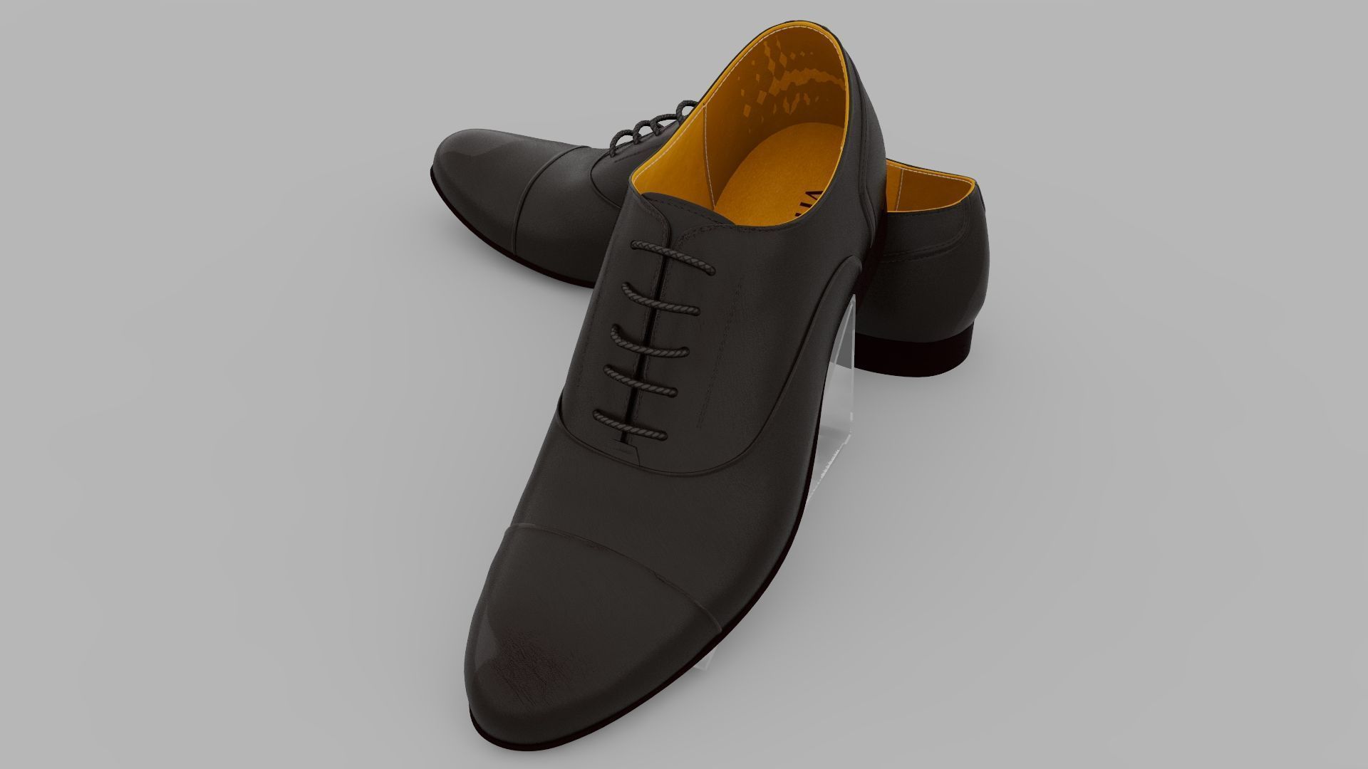 Black Shoes 3D model_13