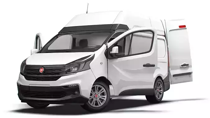 Fiat Talento Van L1H2 HQInterior 2021 3D model