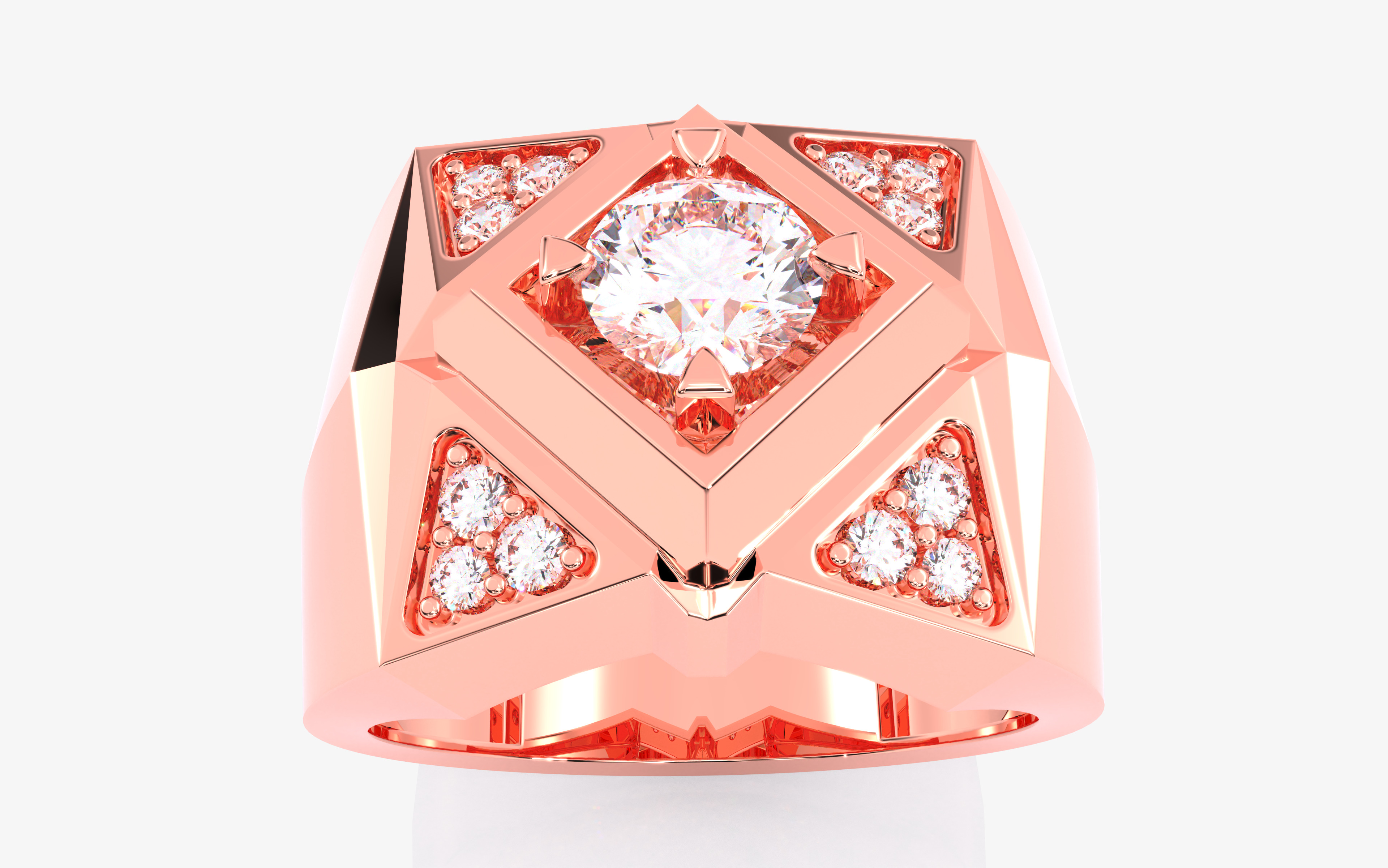 109 Mens Ring 3dm stl renders details  3D Model Collection_77