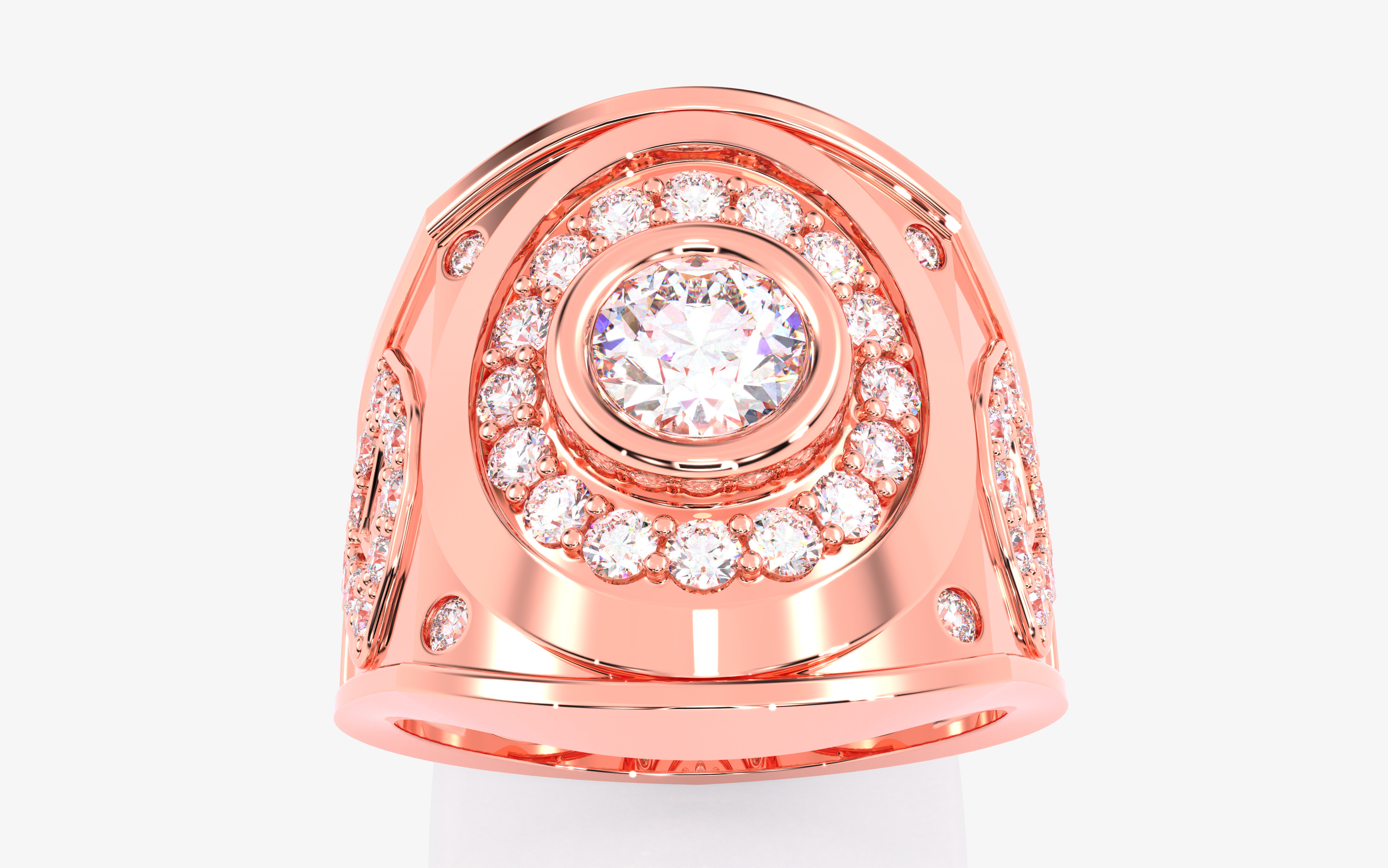 109 Mens Ring 3dm stl renders details  3D Model Collection_52