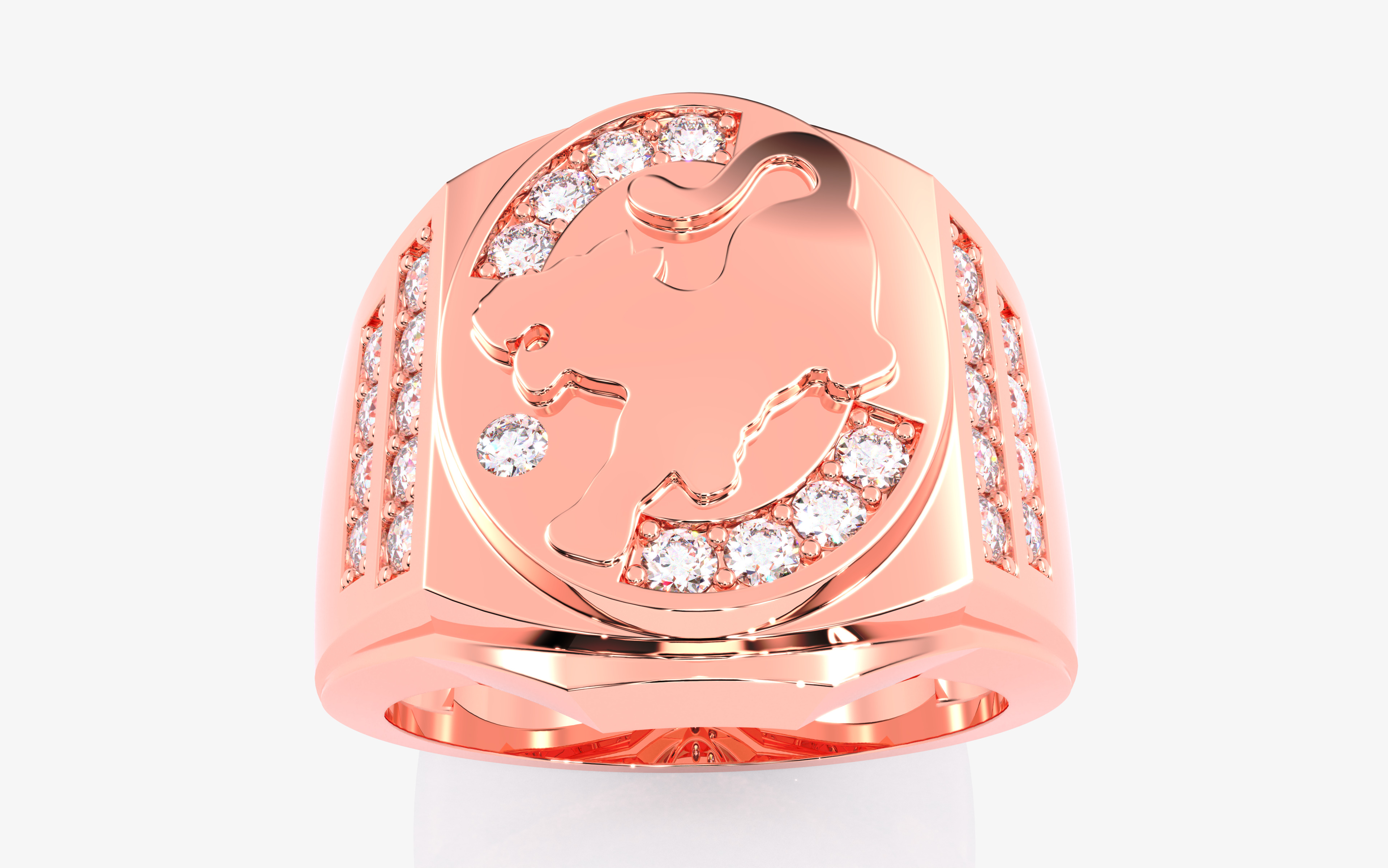 109 Mens Ring 3dm stl renders details  3D Model Collection_63