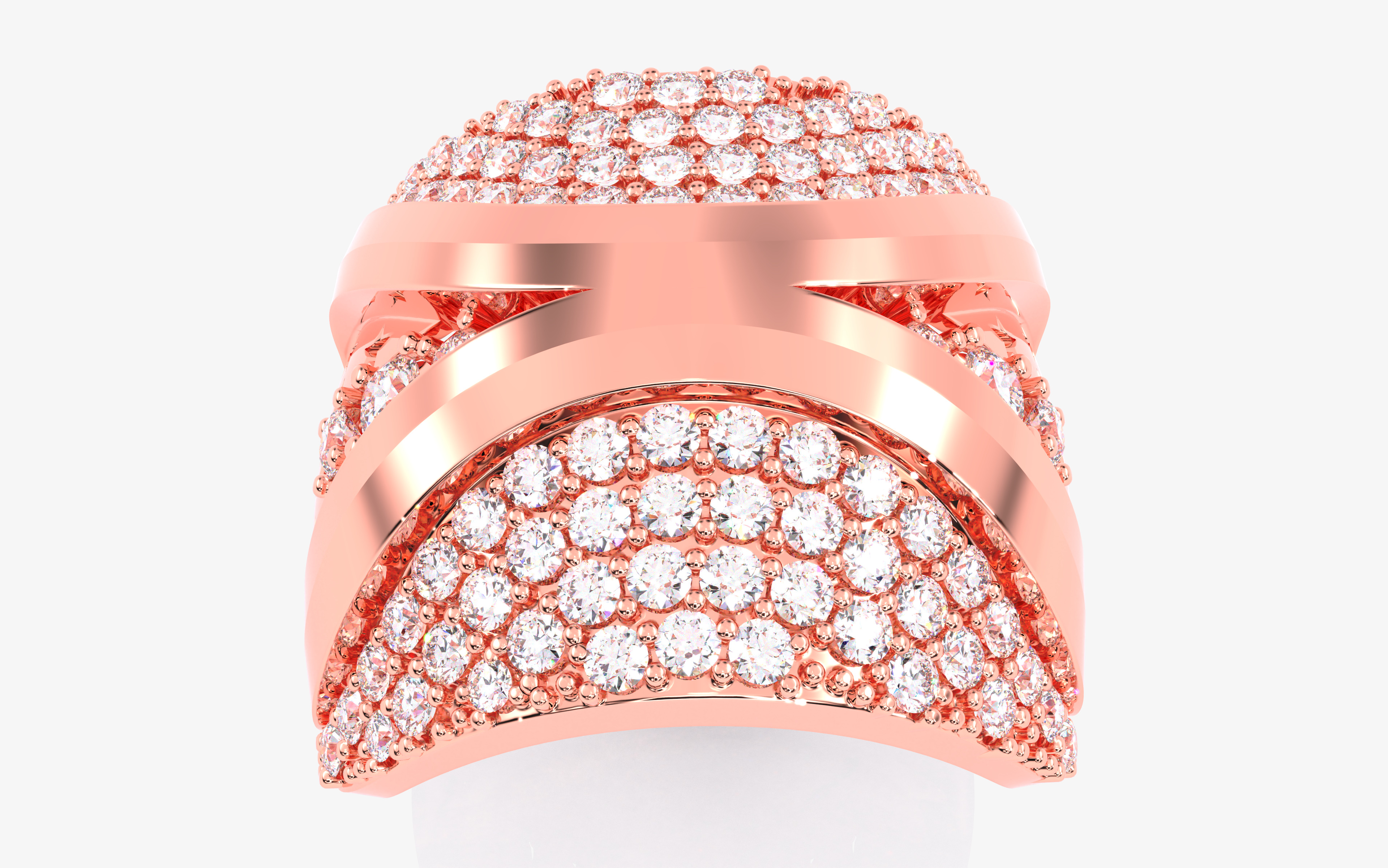 109 Mens Ring 3dm stl renders details  3D Model Collection_9