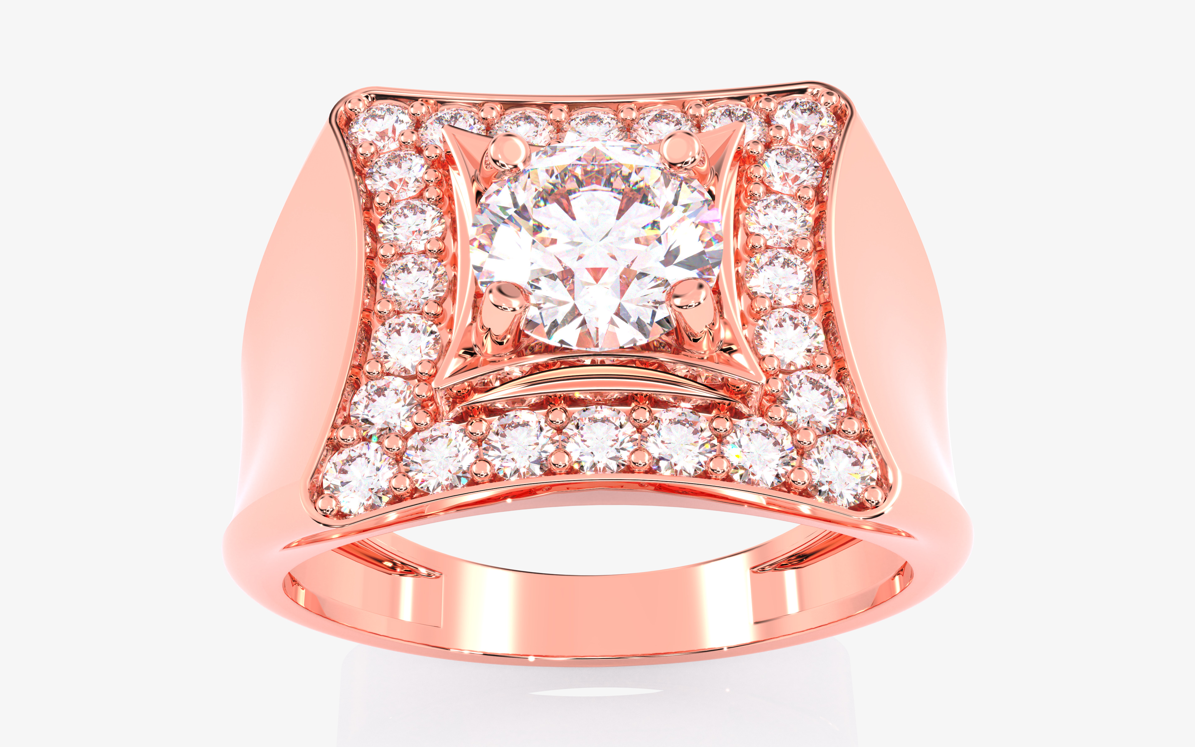 109 Mens Ring 3dm stl renders details  3D Model Collection_81