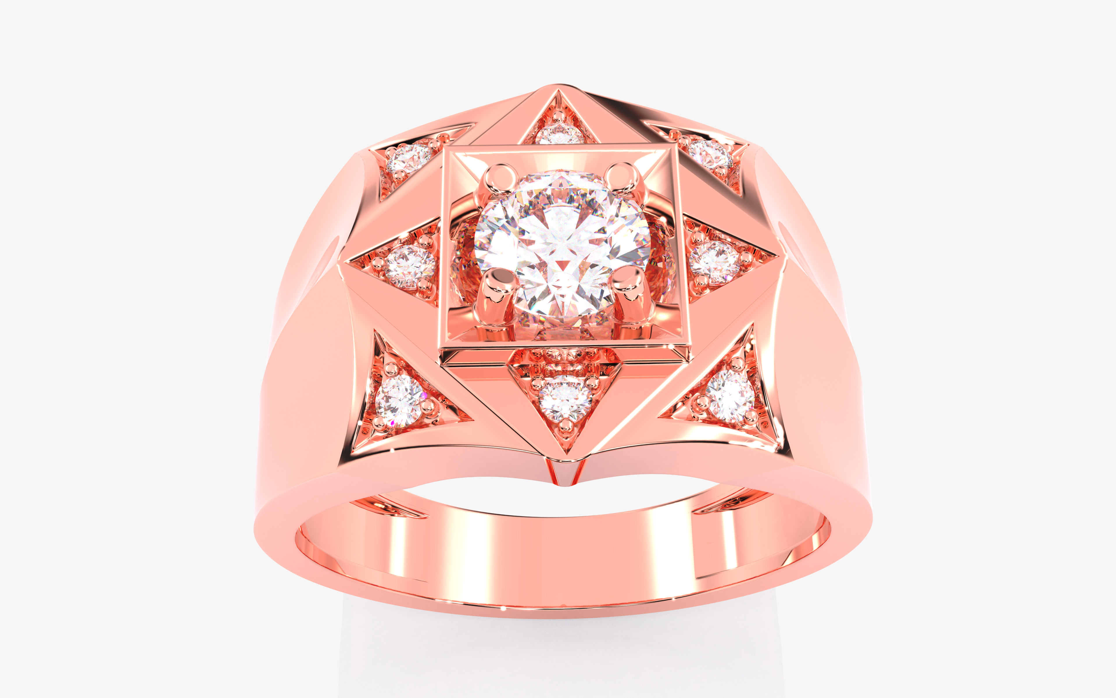 109 Mens Ring 3dm stl renders details  3D Model Collection_65