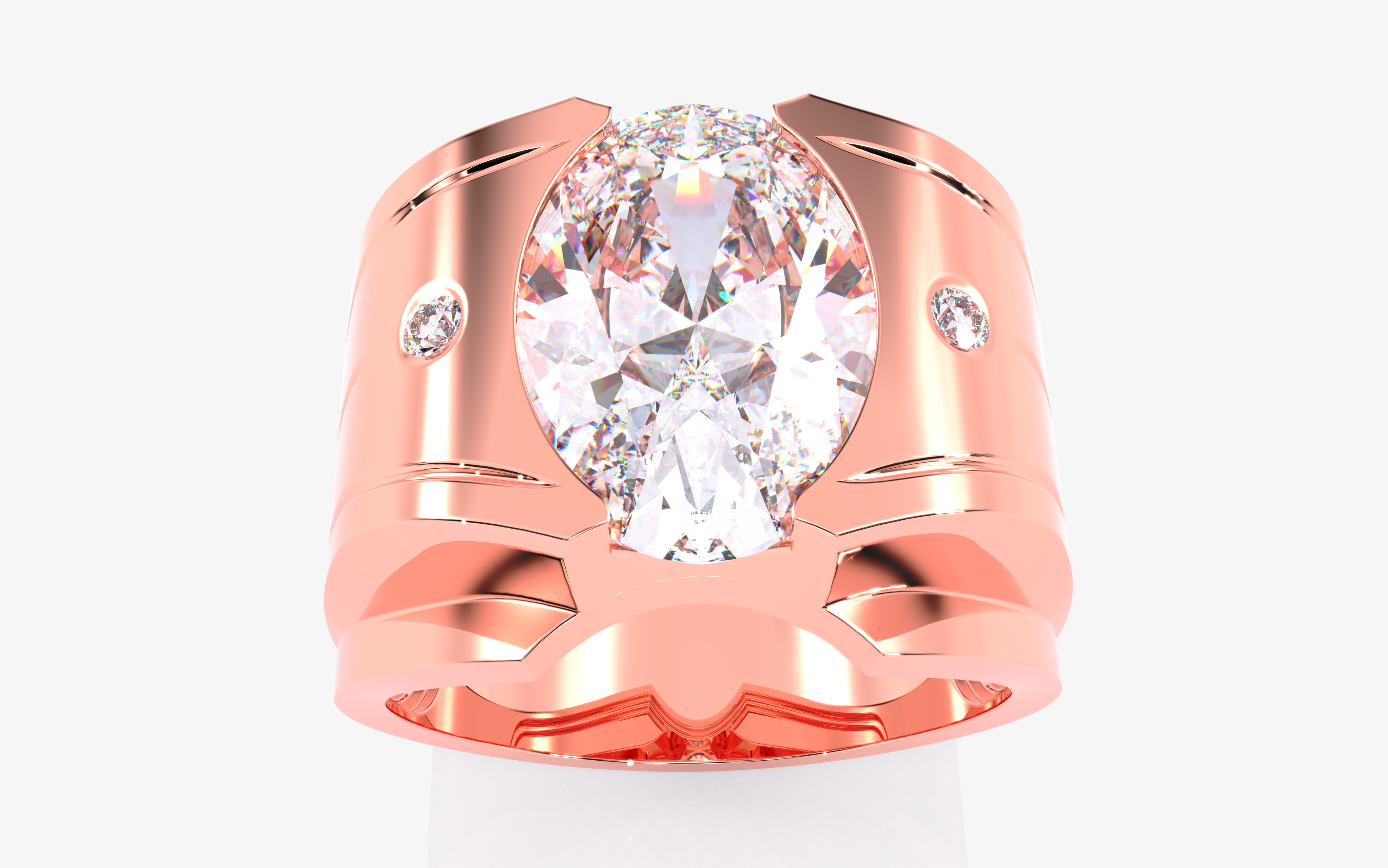 109 Mens Ring 3dm stl renders details  3D Model Collection_46