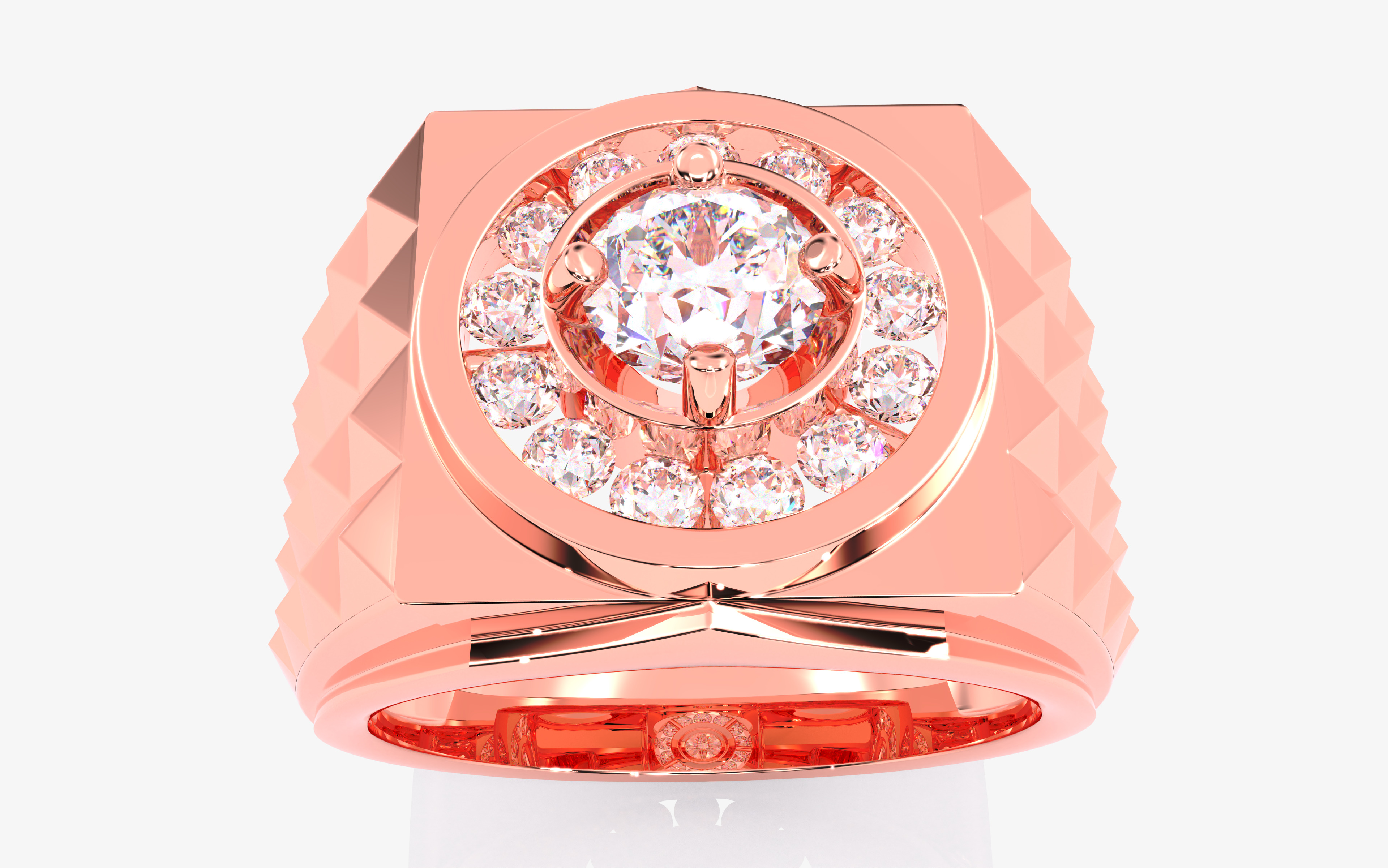 109 Mens Ring 3dm stl renders details  3D Model Collection_13