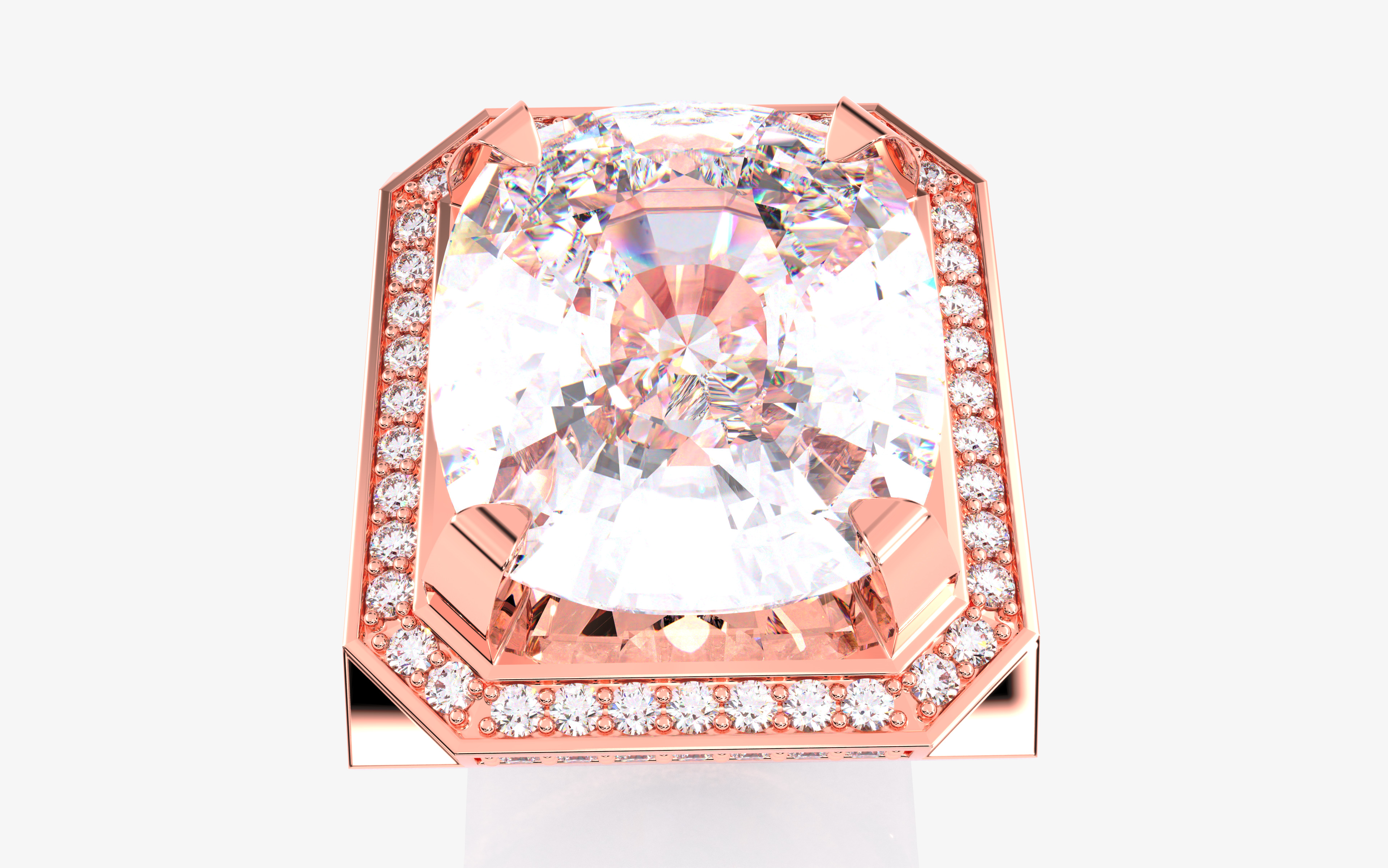 109 Mens Ring 3dm stl renders details  3D Model Collection_27