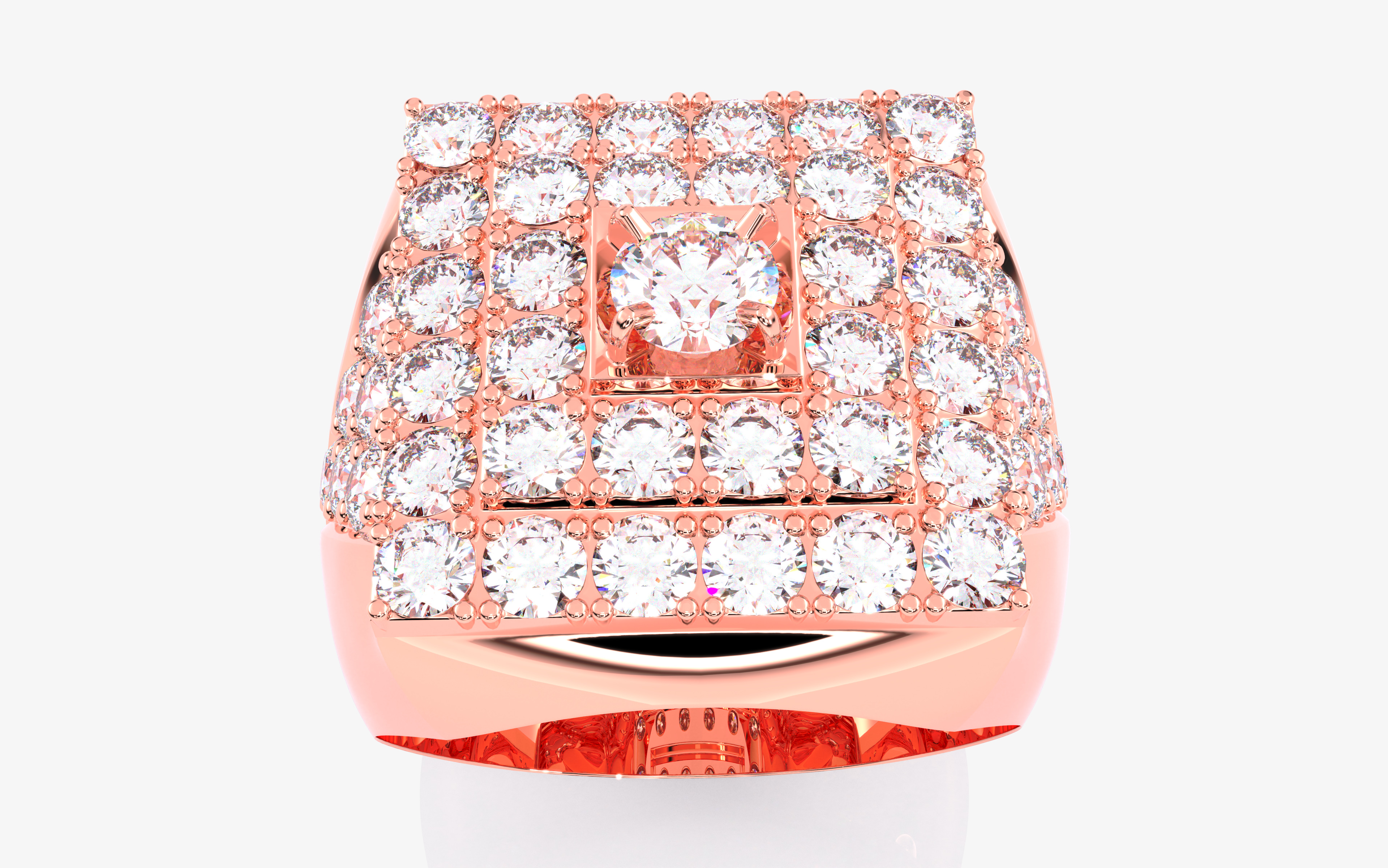 109 Mens Ring 3dm stl renders details  3D Model Collection_12