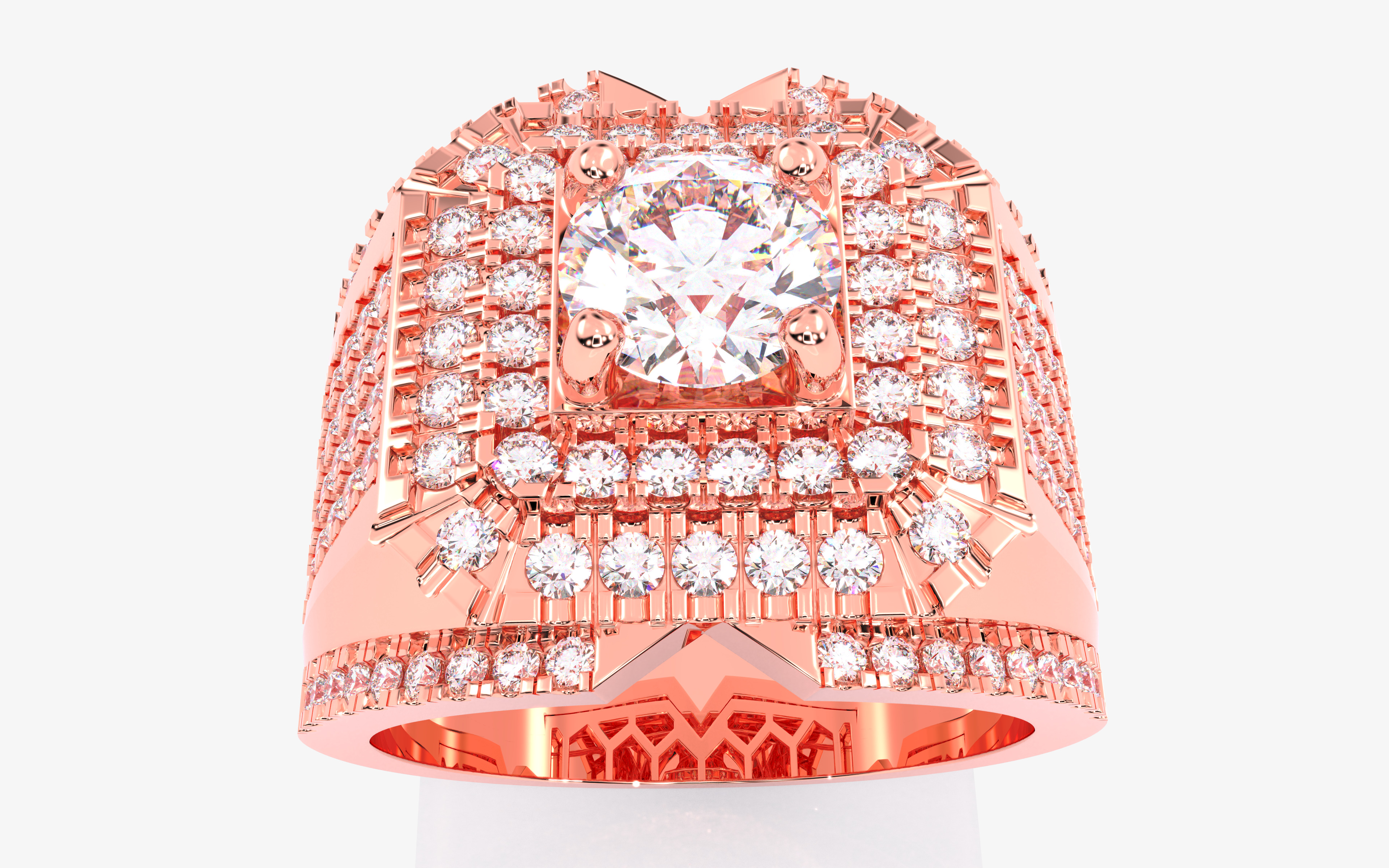 109 Mens Ring 3dm stl renders details  3D Model Collection_84