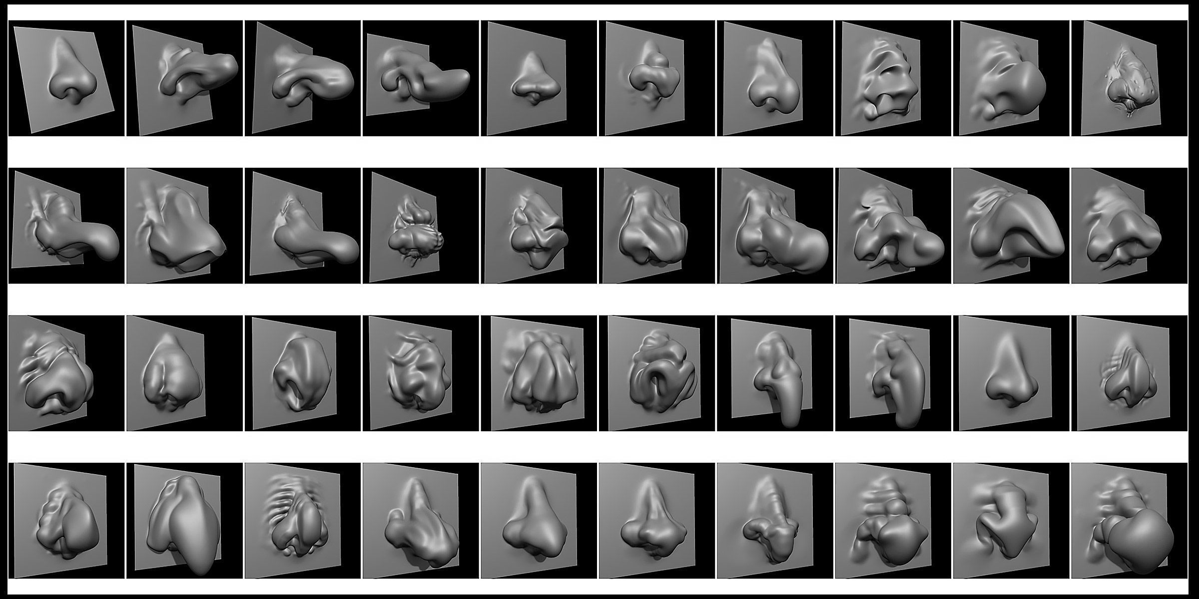 Nose-42 Vdm Nose-Character Vdm Brush-Nose Vdm Brush-Vol 01 3D model_2