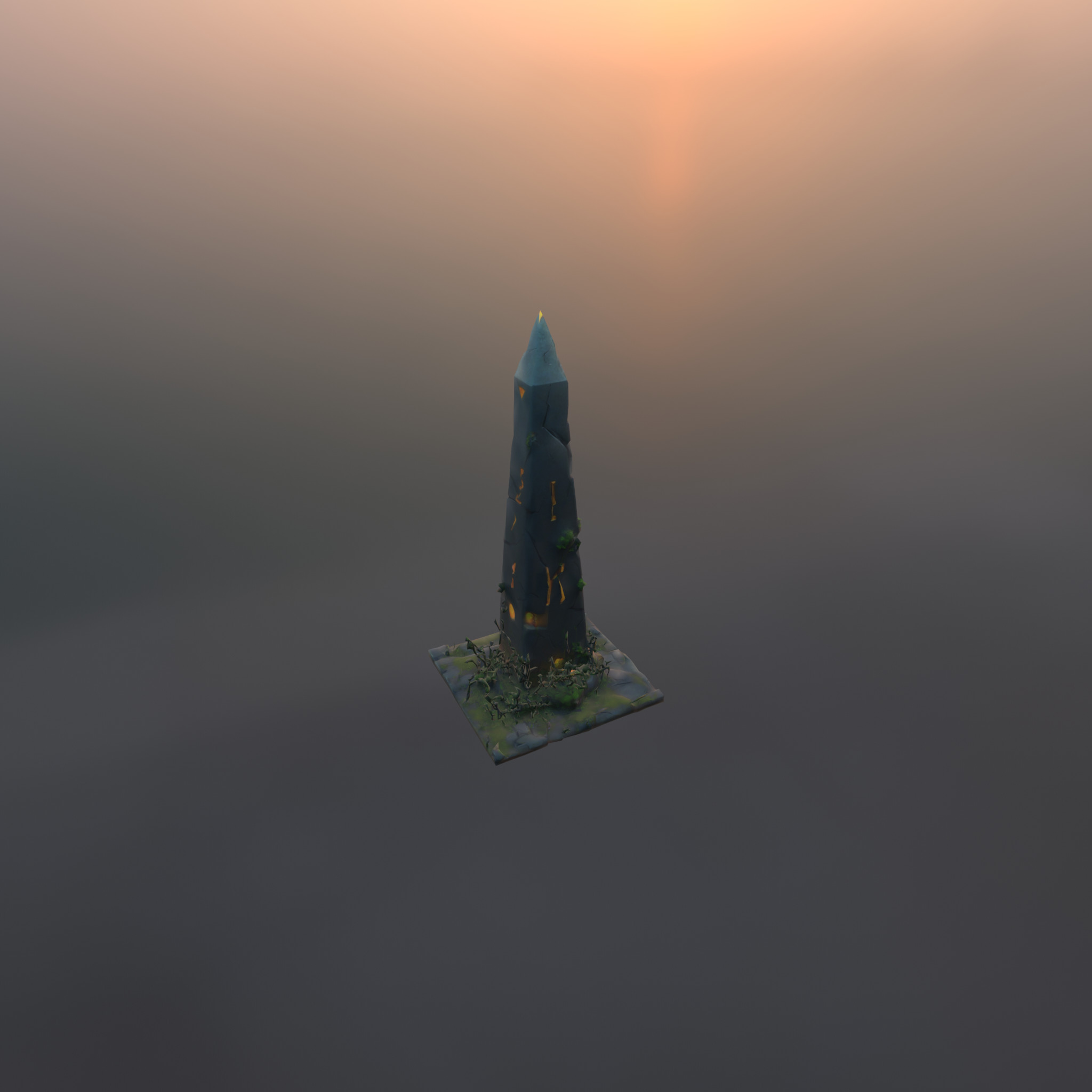 Stylized Game Asset - Totem Low-poly 3D model_9