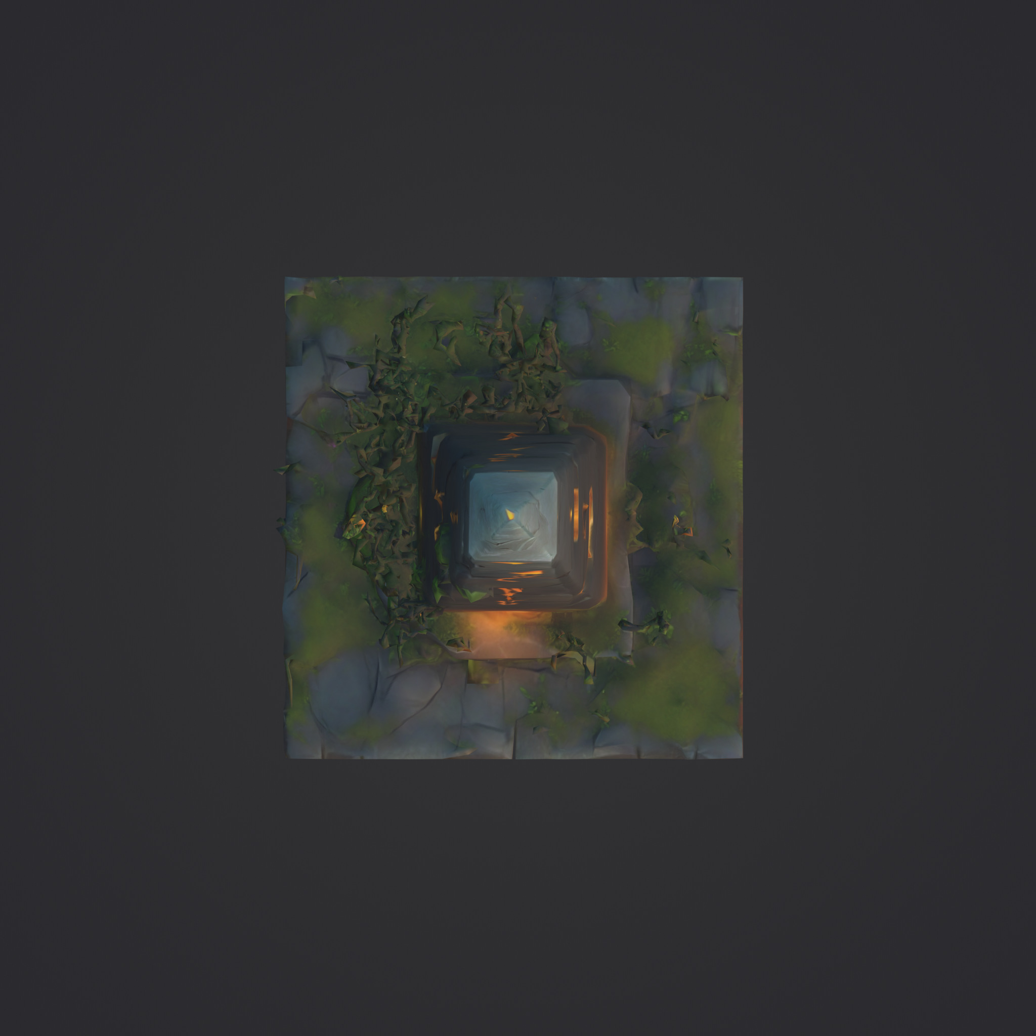 Stylized Game Asset - Totem Low-poly 3D model_7