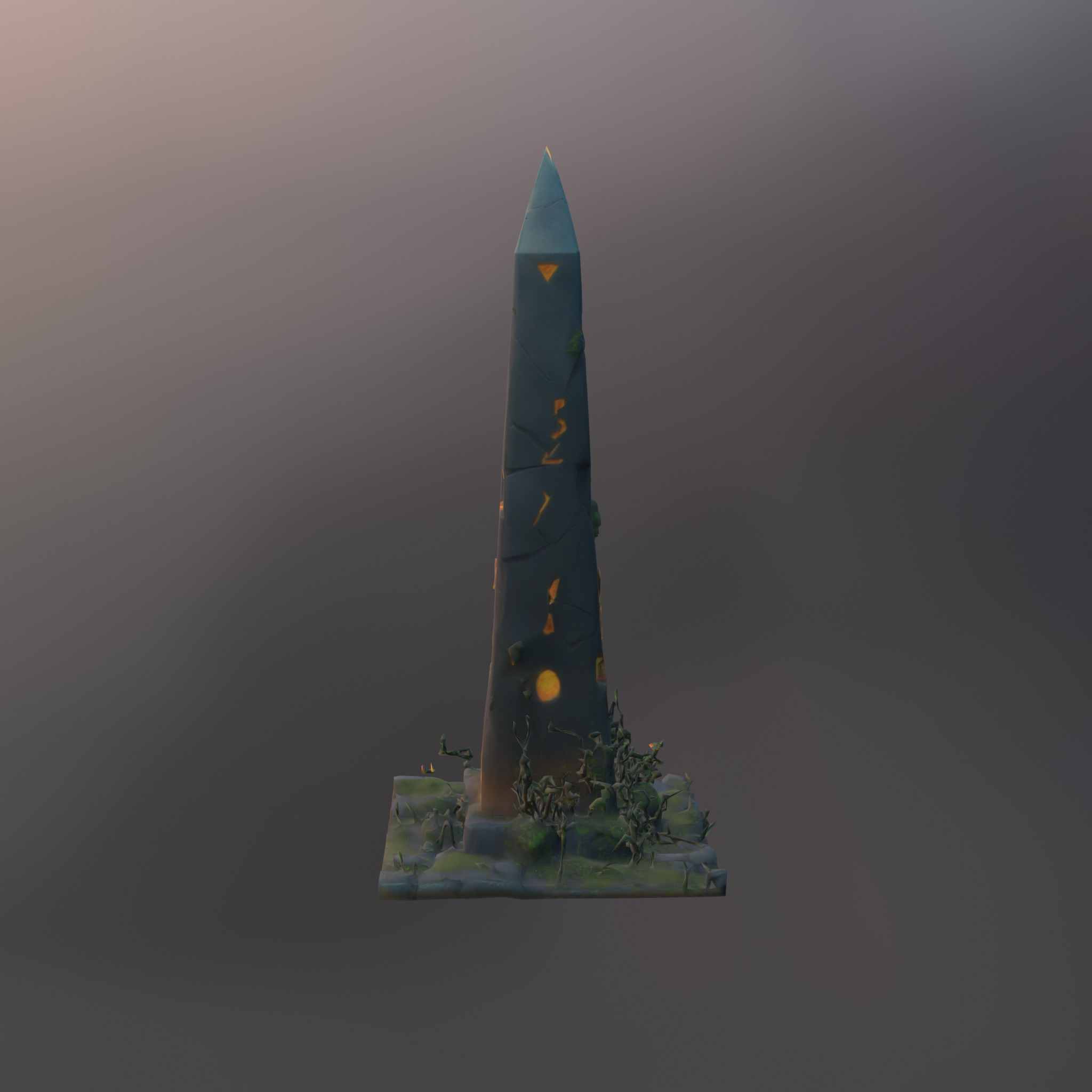 Stylized Game Asset - Totem Low-poly 3D model_3