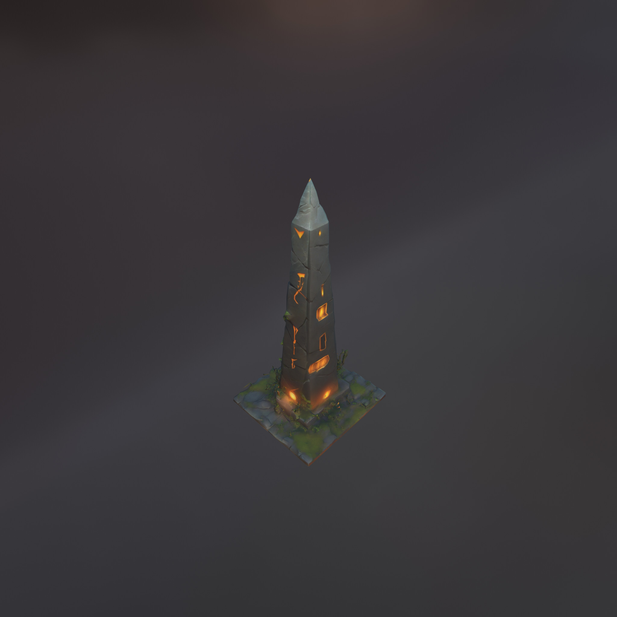Stylized Game Asset - Totem Low-poly 3D model_8