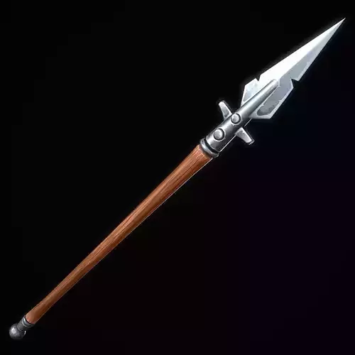 Stylized Medieval Spear Low-poly 3D model Stylized Medieval Spear Low-poly 3D model