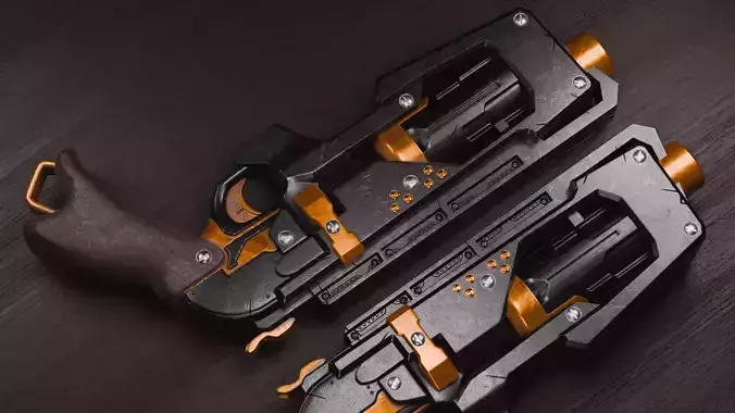 Futuristic Sci-Fi gun