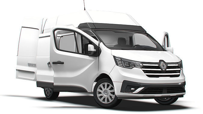Renault Trafic Van L1H2 HQInterior 2024 3D model