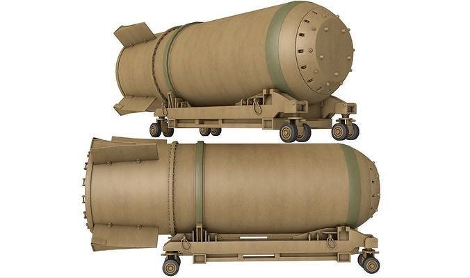 B41 Nuclear Bomb 3D model
