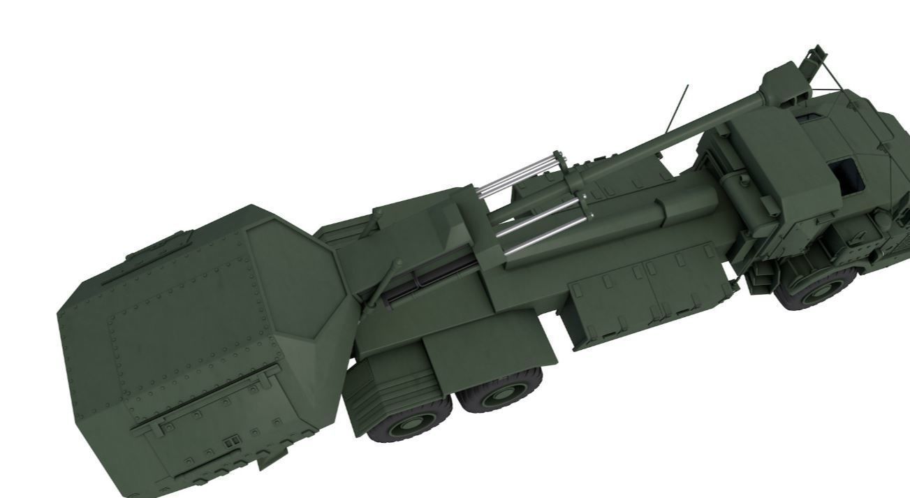 Archer Artillery System 3D model_2