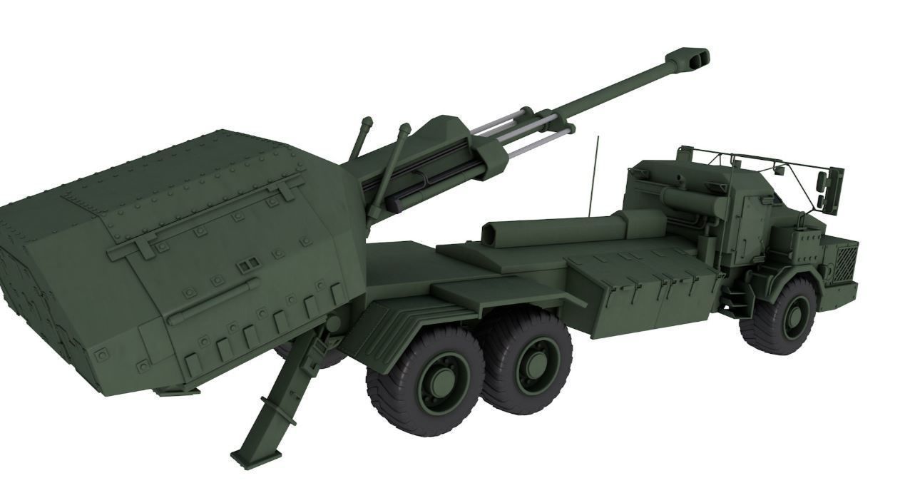 Archer Artillery System 3D model_4