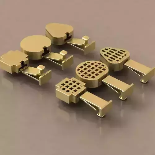 Box Clasp Set for Jewelry 3Shapes Secure Modular Lock