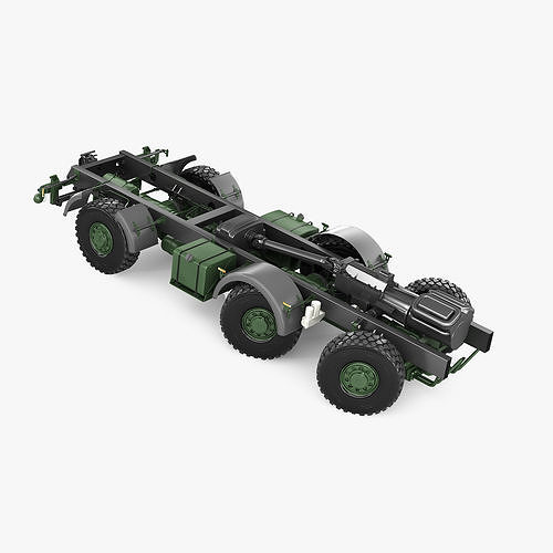 vehicle chassie made in 3d 3D model