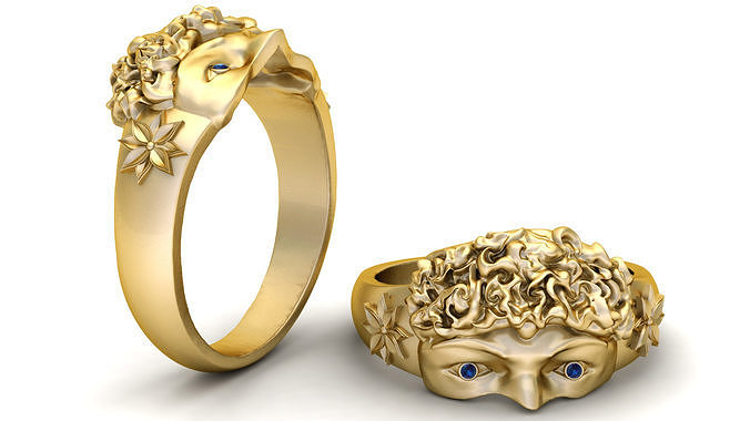 bold ring design 3D printable model  3D print model